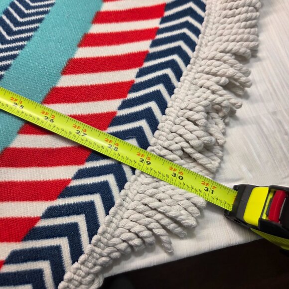 Maurices SUNSHINE AND SUMMERTIME Lightweight Tasseled Throw Blanket - Picture 5 of 5